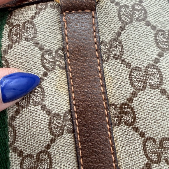 Gucci Boston Bag with Sherry Line - Picture 10 of 15